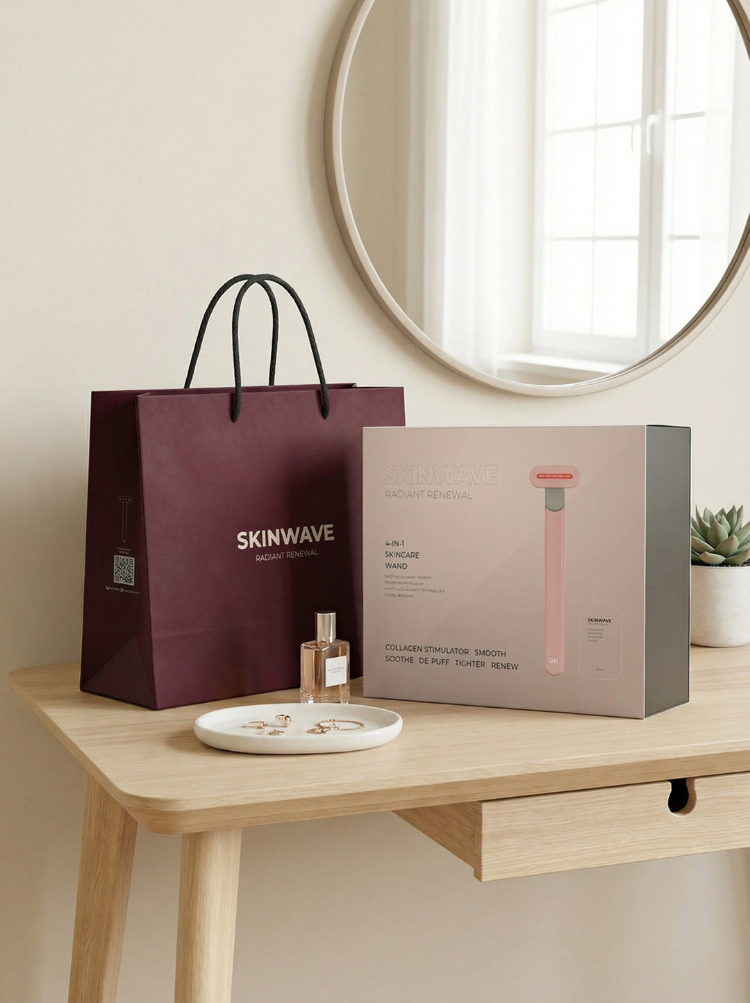 جهاز العناية بالبشرة 4 في 1 بتقنية الضوء الأحمر